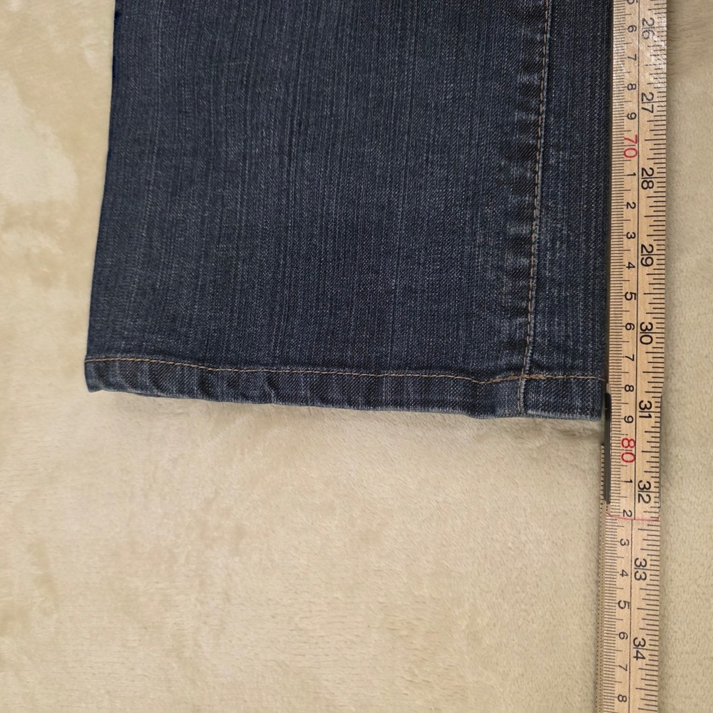 Ann Taylor LOFT Slim Bootcut Jeans Size 8 Blue Denim Medium Wash Stretch Women's - Picture 4 of 8